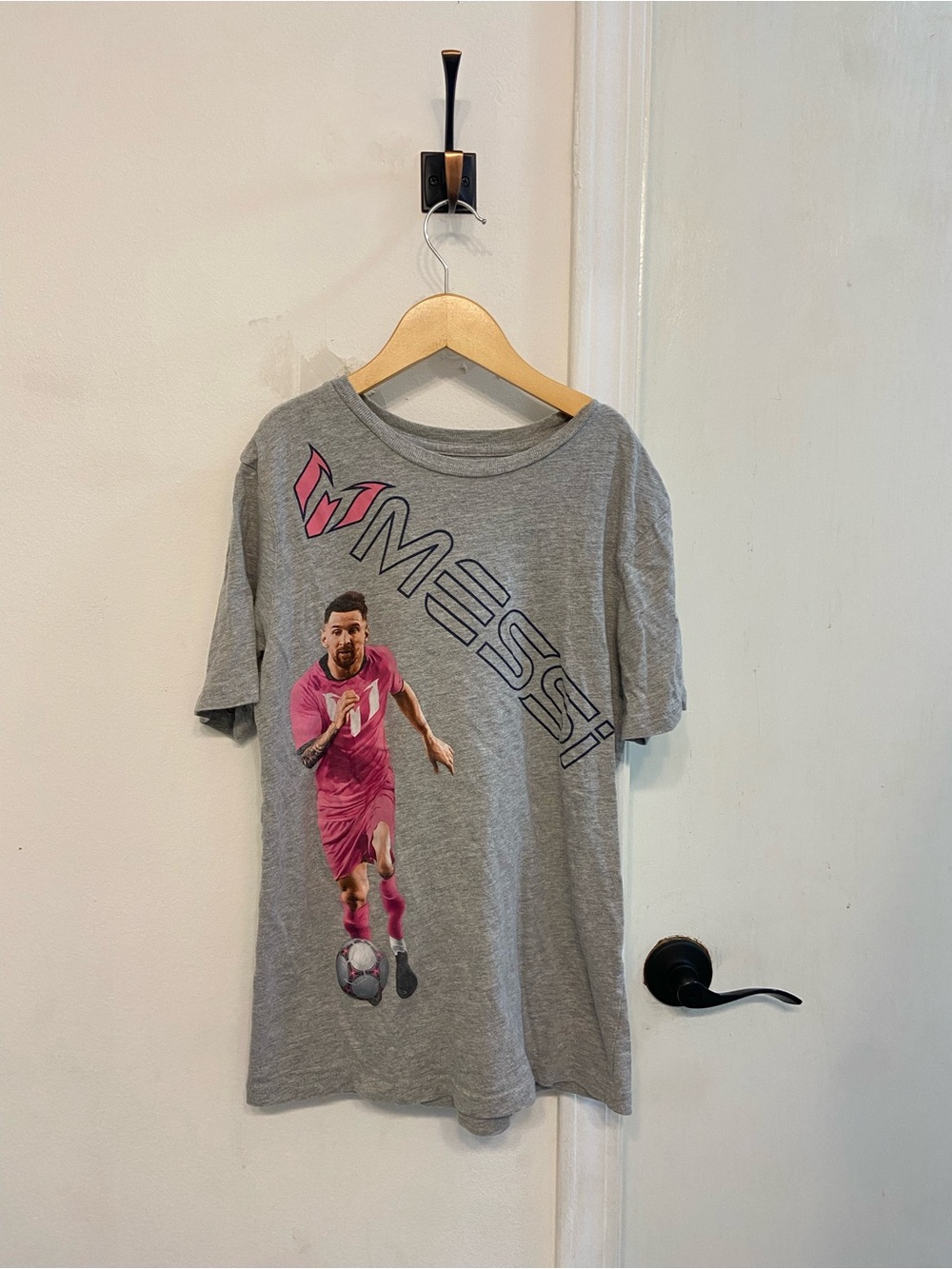 Target Messi Boys Gray Short-Sleeve Graphic Soccer T-Shirt